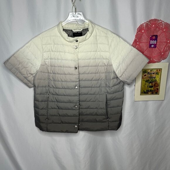 NWT Quilted Down Puffer Ombre Jacket  Size XL - Picture 5 of 12